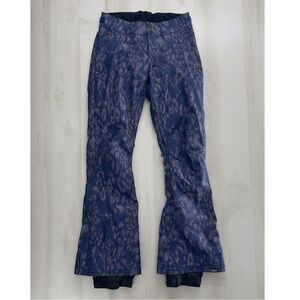 ROXY bright edition printed slim fit ikat waterproof pants snowboarding ski XS